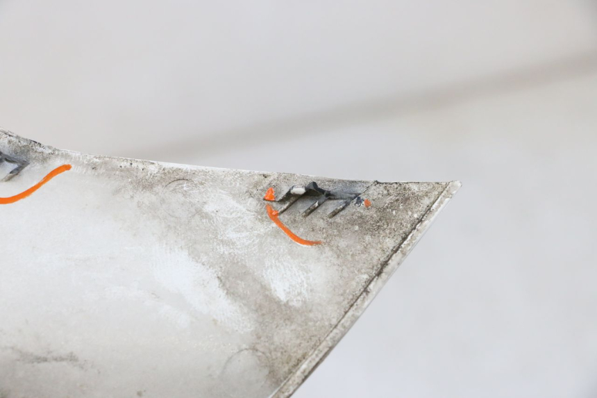 photo de rechter achterste dorpelplaat PIAGGIO VESPA GTS SUPER IE 125 (2009 - 2016) - Andere kijkhoek