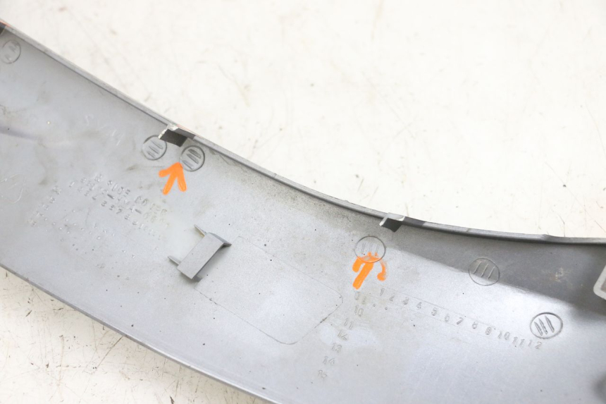 photo de rechter dorpel SYM GTS EVO 125 (2009 - 2013) - Andere kijkhoek