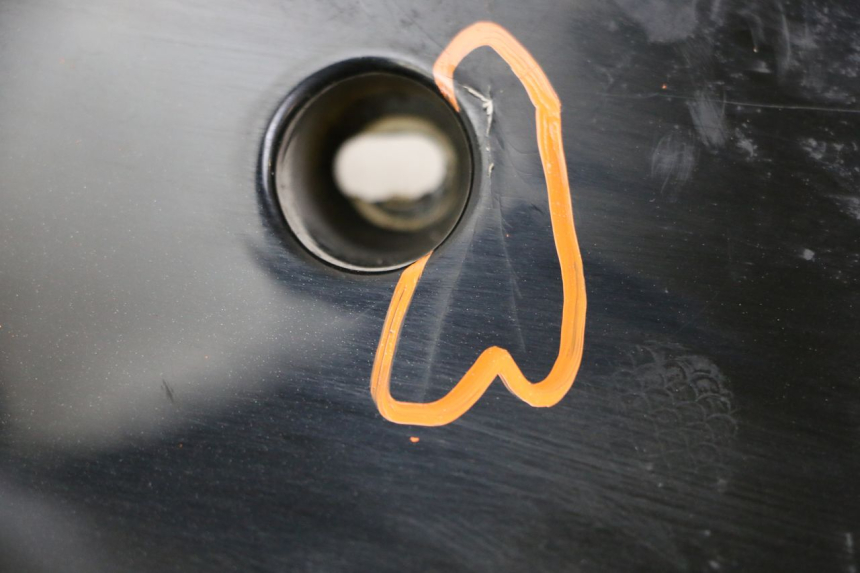 photo de rechter dorpel LONGJIA SHARPY 125 (2020 - 2024) - Staat van het oppervlak