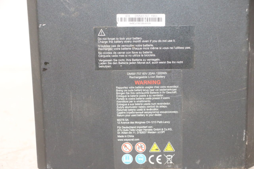 photo de ACCUBATTERIJ WAYSCRAL E-START 1 (2018 - 2022) - Productaanzicht