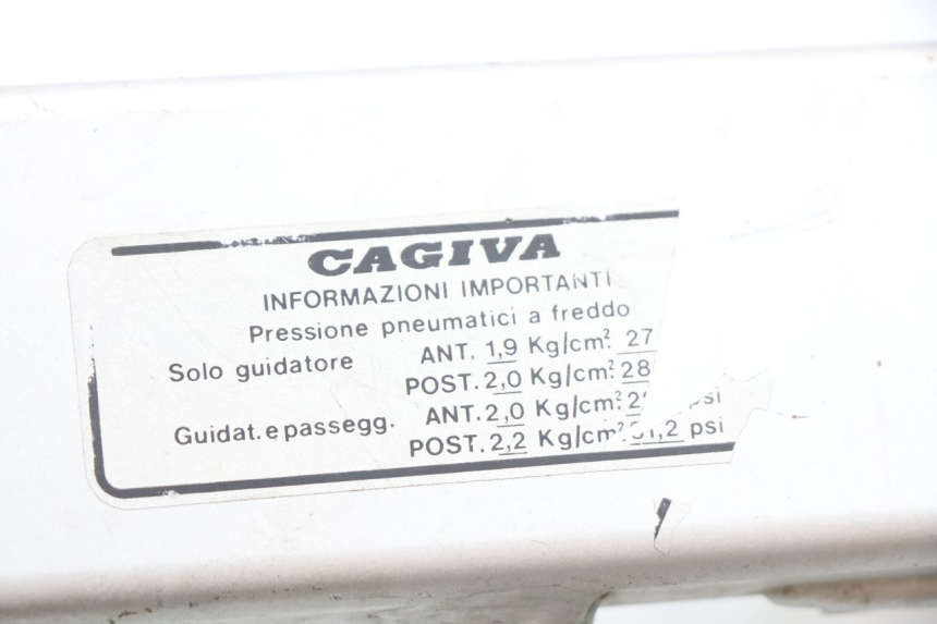 photo de SCHOMMELARM CAGIVA SUPER CITY 125 (1992 - 1997) - Visuele inspectie