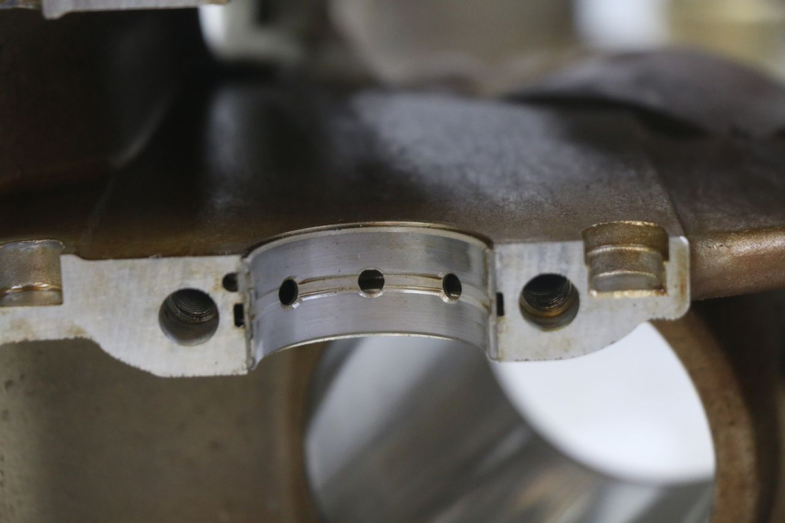 photo de ONDERKANT MOTORBLOK HONDA CBF 500 (2004 - 2007) - Zoom op gebruiksstaat