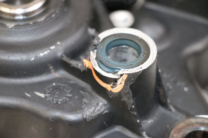 photo de ONDERKANT MOTORBLOK CAGIVA SUPER CITY 125 (1992 - 1997) - Andere kijkhoek