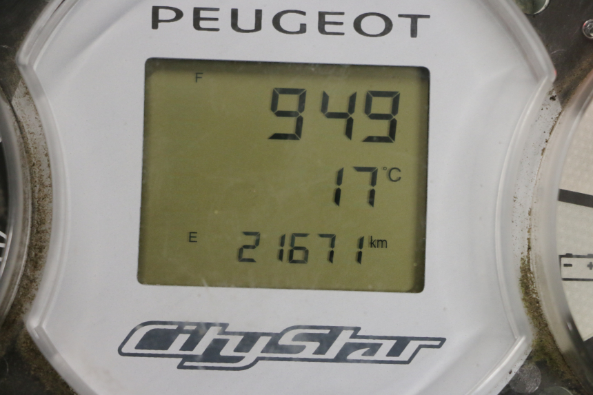 photo de TELLERSTAND PEUGEOT CITYSTAR 50 (2013 - 2017) - Detailaanzicht