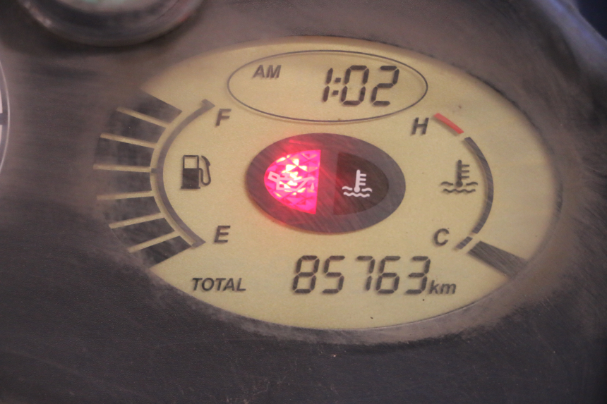 photo de TELLERSTANDMETER HONDA FJS SILVER WING SILVERWING 400 (2005 - 2008) - Zoom op gebruiksstaat