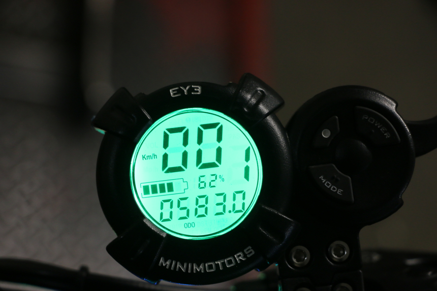 photo de TELLERSTANDMETER DUALTRON MINI SPECIAL 1 - Zoom op gebruiksstaat