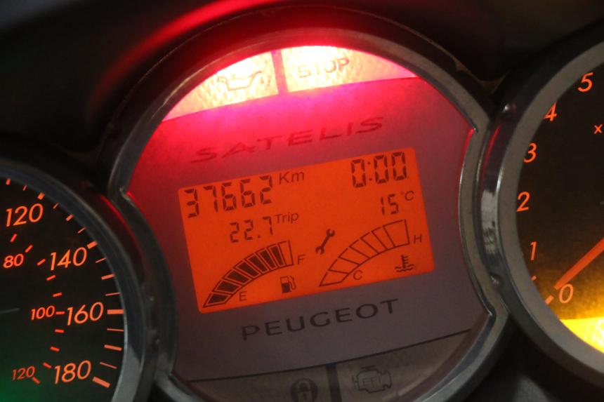 photo de TELLERSTANDMETER PEUGEOT SATELIS 300 (2012 - 2015) - Aanvullende foto