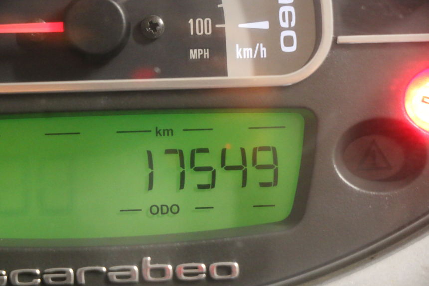 photo de TELLERSTAND APRILIA SCARABEO LIGHT 125 (2007 - 2011) - Kenmerkende details