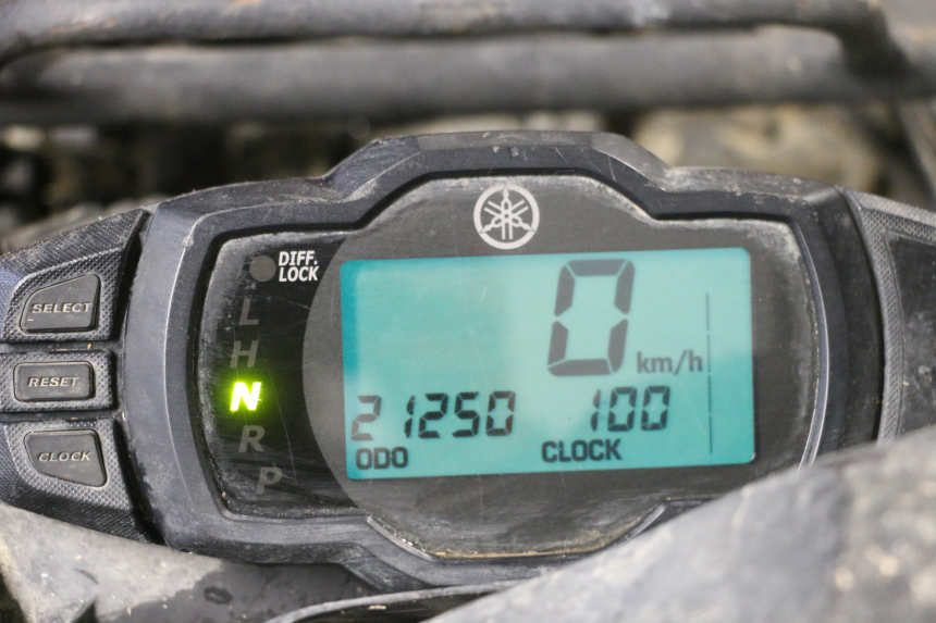 photo de TELLERSTAND YAMAHA YFM GRIZZLY 550 (2008 - 2015) - Zoom op gebruiksstaat