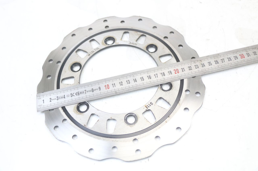 photo de ACHTERREM SCHIJF REGAL RAPTOR SPYDER 125 (2010 - 2018) - Zoom op gebruiksstaat