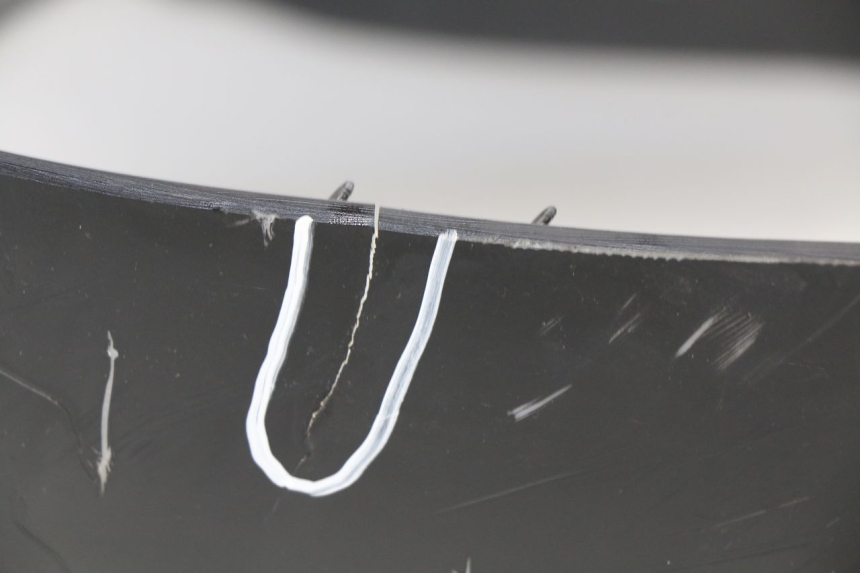 photo de VOORZIJDE BAOTIAN TRAVEL SPIRIT 50 (2010 - 2012) - Zoom op gebruiksstaat