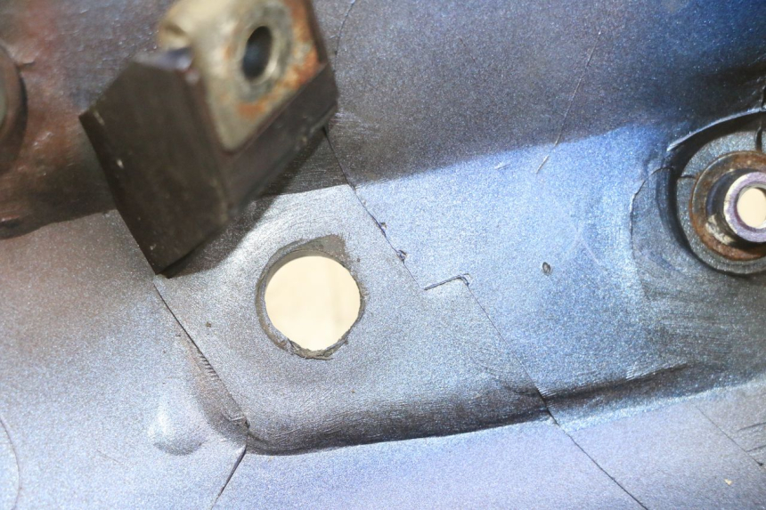 photo de VOORSTE RECHTER ZIJSCHERM KAWASAKI GPX R WARBIRD 600 (1988 - 1993) - Andere kijkhoek