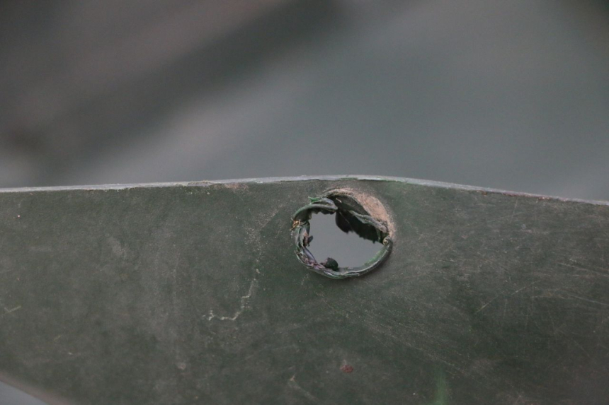 photo de VOORSTE RECHTER ZIJSCHERM YAMAHA YFM GRIZZLY 550 (2008 - 2015) - Zoom op gebruiksstaat