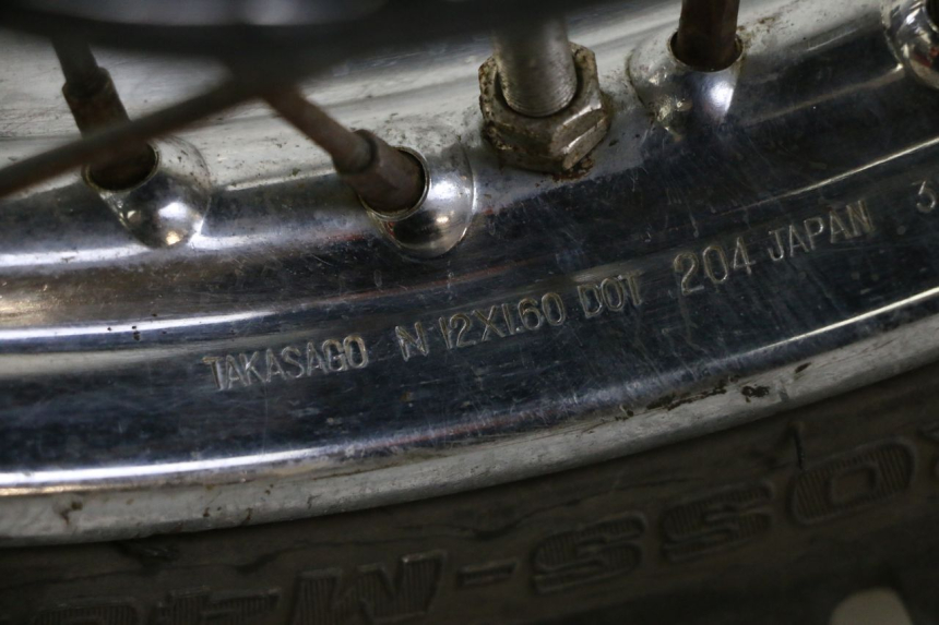 photo de ACHTERWIELVELG EN BAND YAMAHA PW 80 (1983 - 2014) - Zoom op gebruiksstaat