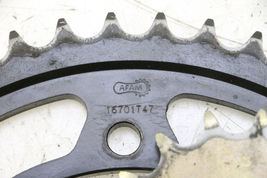 photo de KETTINGSET KAWASAKI GPX F ZX750F 750 (1986 - 1990) - Zoom op gebruiksstaat