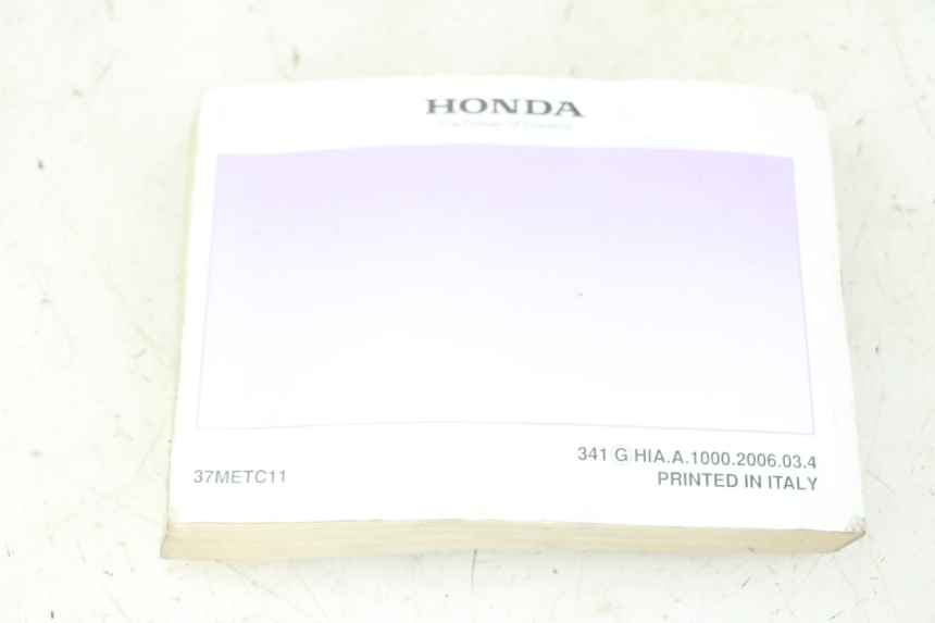 photo de GEBRUIKERSHANDLEIDING HONDA CBF 500 (2004 - 2007) - Overzicht