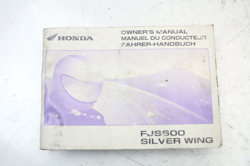 photo de GEBRUIKERSHANDLEIDING HONDA FJS SILVERWING SILVER WING 600 (2001 - 2010) - Hoofdaanzicht