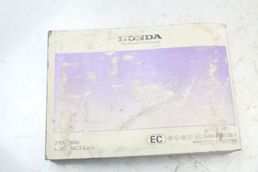 photo de GEBRUIKERSHANDLEIDING HONDA FJS SILVERWING SILVER WING 600 (2001 - 2010) - Staat van het oppervlak