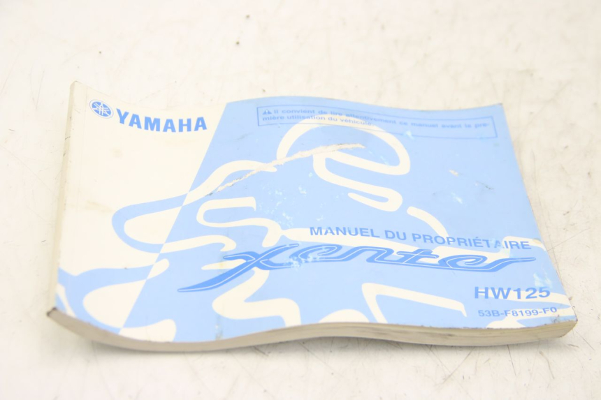photo de GEBRUIKERSHANDLEIDING YAMAHA HW XENTER 125 (2011 - 2017) - Hoofdaanzicht