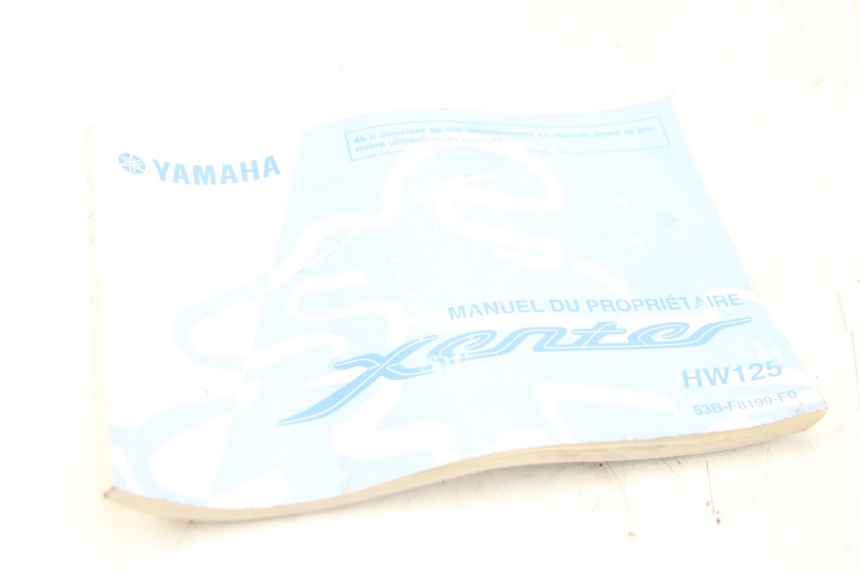 photo de GEBRUIKERSHANDLEIDING YAMAHA HW XENTER 125 (2011 - 2017) - Andere kijkhoek