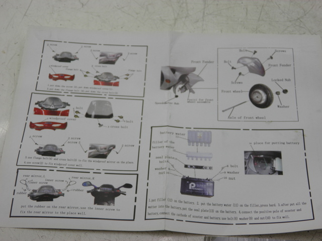 photo de GEBRUIKERSHANDLEIDING JM MOTOR S-MAX 125 (2010 - 2014) - Technische close-up