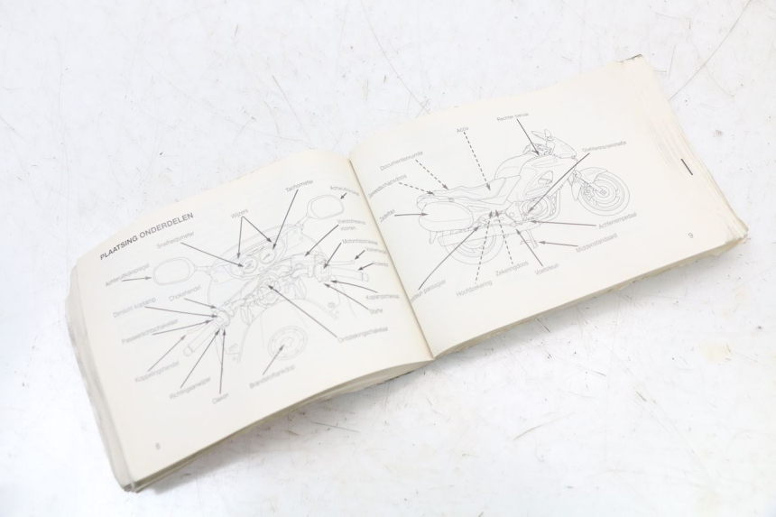 photo de GEBRUIKERSHANDLEIDING HONDA NTV DEAUVILLE 650 (1998 - 2001) - Zoom op gebruiksstaat