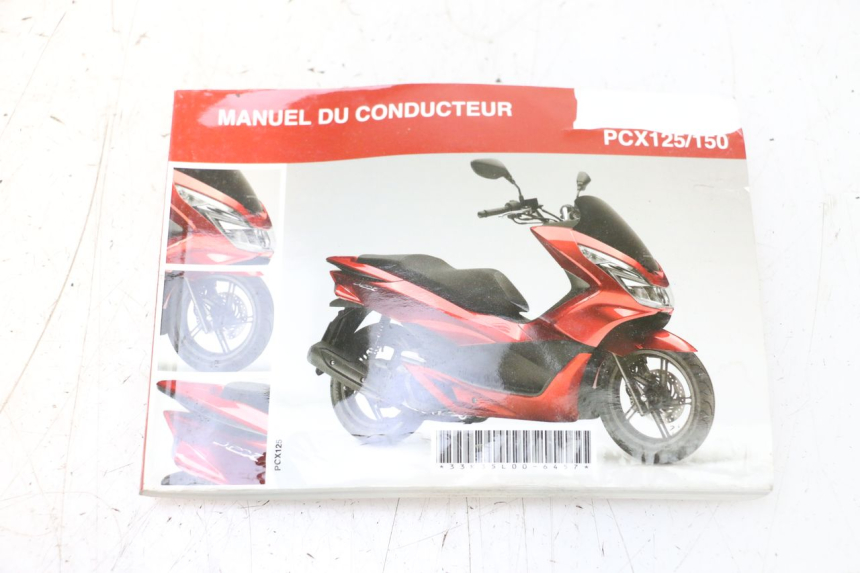 photo de GEBRUIKERSHANDLEIDING HONDA PCX (JF57/JF64) 125 (2014 - 2018) - Hoofdaanzicht