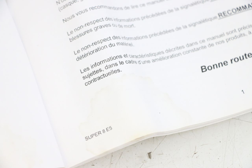 photo de GEBRUIKERSHANDLEIDING KYMCO SUPER 8 4T 50 (2021 - 2024) - Technische close-up