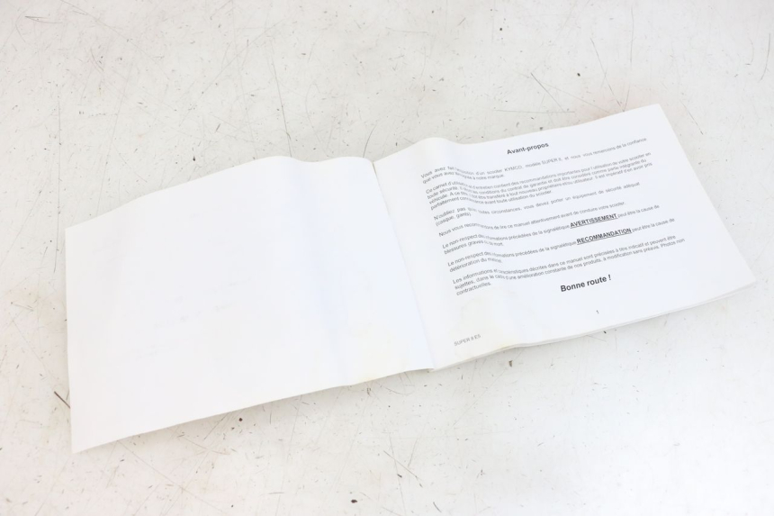 photo de GEBRUIKERSHANDLEIDING KYMCO SUPER 8 4T 50 (2021 - 2024) - Overzicht