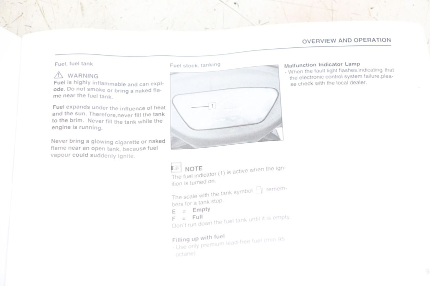 photo de GEBRUIKERSHANDLEIDING TNT MOTOR ROMA 10' 4T 50 (2019 - 2022) - Zoom op gebruiksstaat