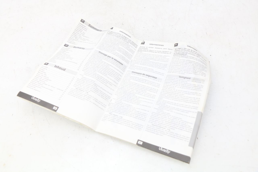 photo de GEBRUIKERSHANDLEIDING PEUGEOT VIVACITY 50 (1998 - 2003) - Bevestigingspunten