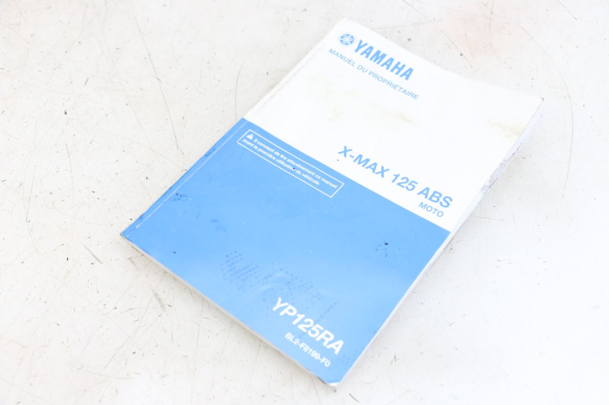 photo de GEBRUIKERSHANDLEIDING YAMAHA XMAX X-MAX ABS 125 (2017 - 2020) - Hoofdaanzicht