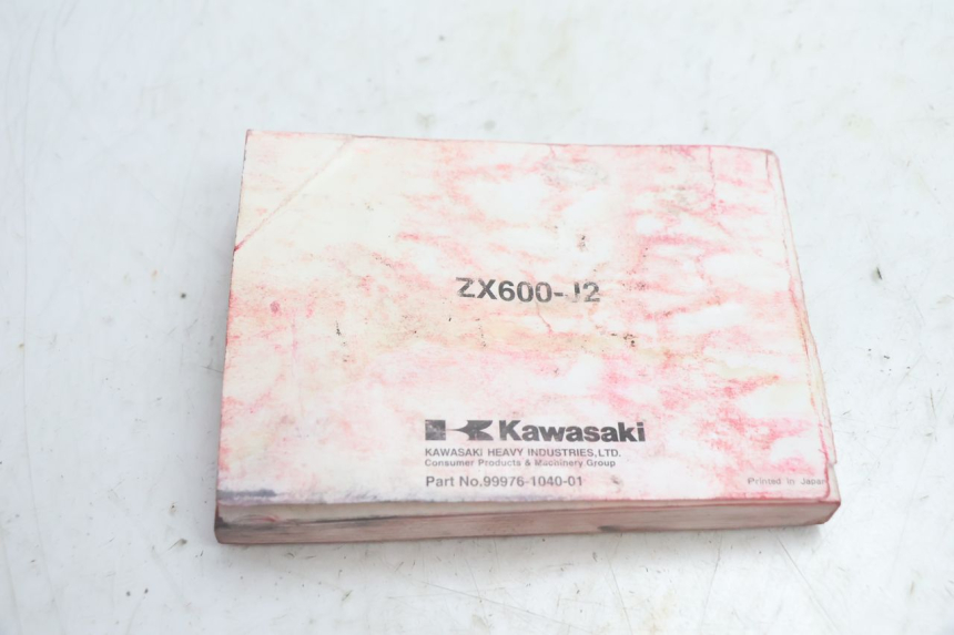 photo de GEBRUIKERSHANDLEIDING KAWASAKI ZX-6R ZX6R 600 (2000 - 2002) - Technische close-up