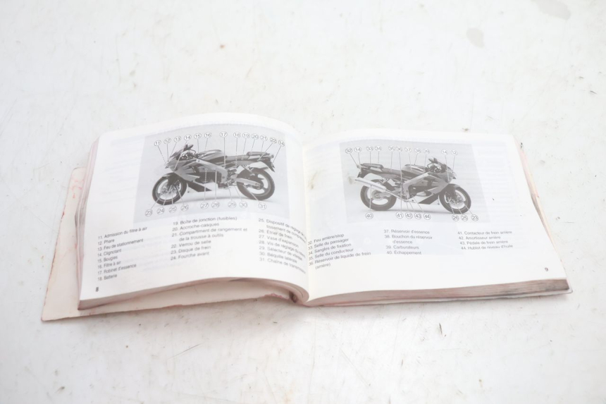 photo de GEBRUIKERSHANDLEIDING KAWASAKI ZX-6R ZX6R 600 (2000 - 2002) - Overzicht