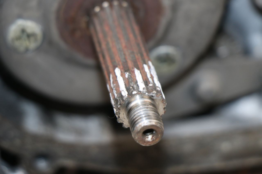 photo de MOTOR MBK ACTIVE 80 (1991 - 1995) - Zoom op gebruiksstaat