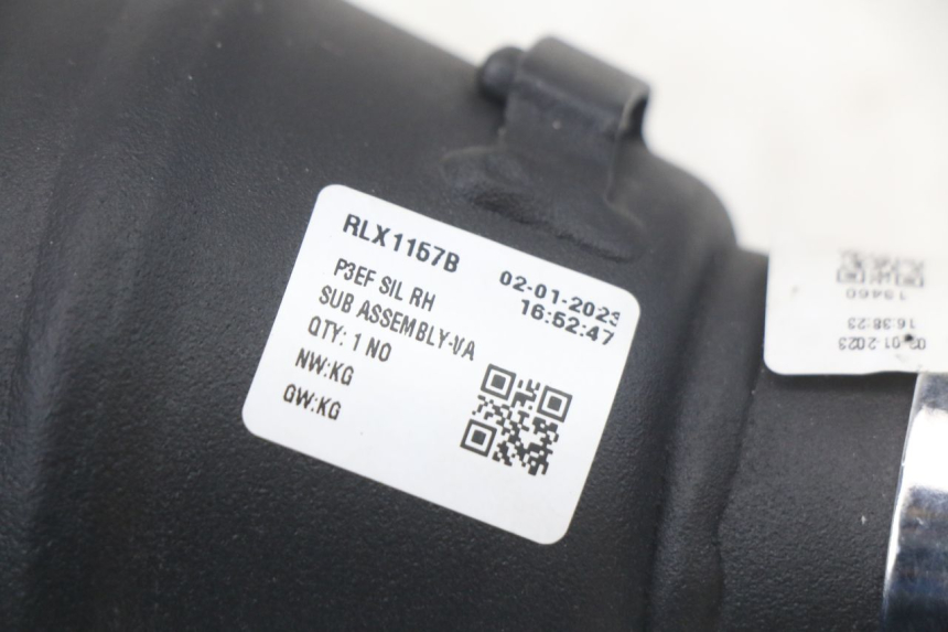 photo de RECHTER UITLAATDEMPER ROYAL ENFIELD CONTINENTAL GT 650 (2019 - 2024) - Andere kijkhoek