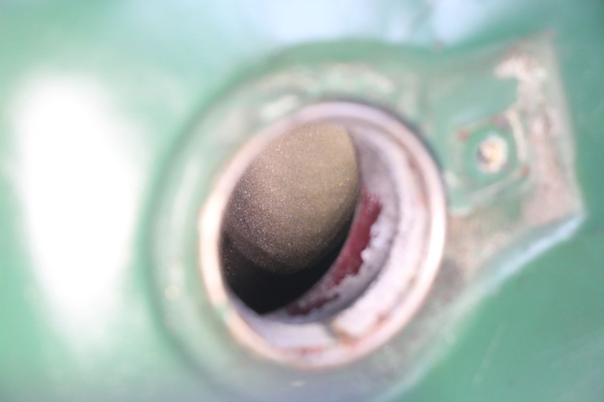 photo de BRANDSTOFTANK YAMAHA SR 125 (1982 - 2003) - Detail van het onderdeel