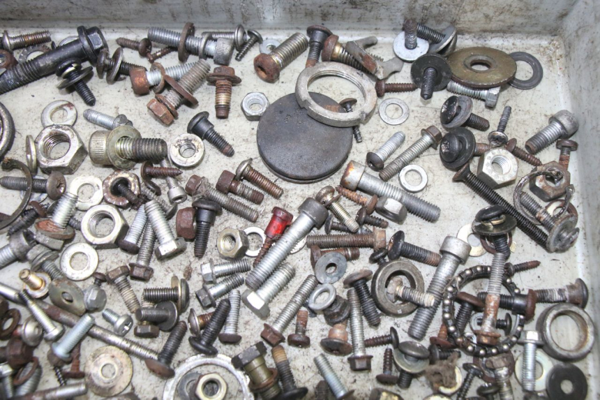 photo de ZAK SCHROEVEN EN BEVESTIGINGSMATERIAAL PIAGGIO SUPER LX 125 (2000 - 2003) - Zoom op gebruiksstaat