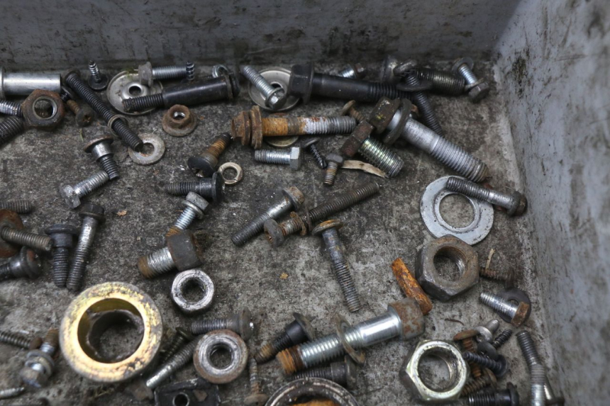 photo de ZAK SCHROEVEN EN BEVESTIGINGSMATERIAAL PIAGGIO XEVO - X EVO 125 (2007 - 2017) - Zoom op gebruiksstaat