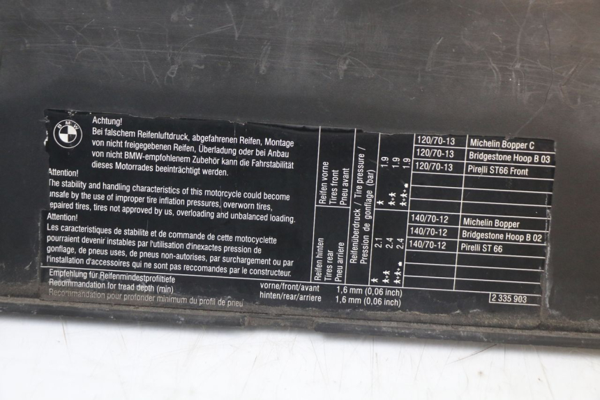 photo de ACHTERZITJE BMW C1 125 (2000 - 2003) - Andere kijkhoek