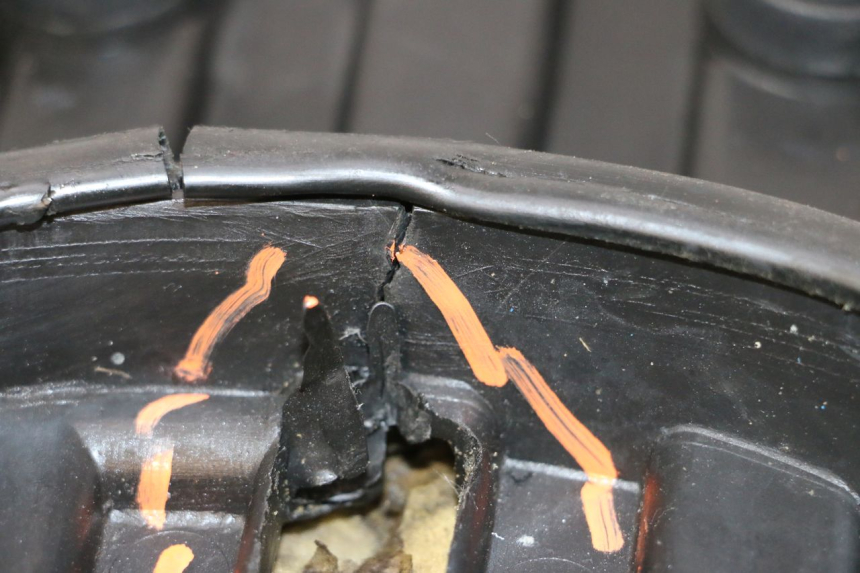 photo de ZITSEL MBK BOOSTER SPIRIT NAKED 50 (2004 - 2017) - Zoom op gebruiksstaat