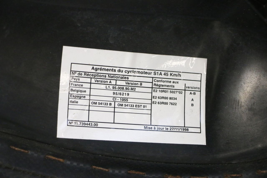 photo de ZIT PEUGEOT TREKKER 50 (1995 - 2004) - Detail van het onderdeel