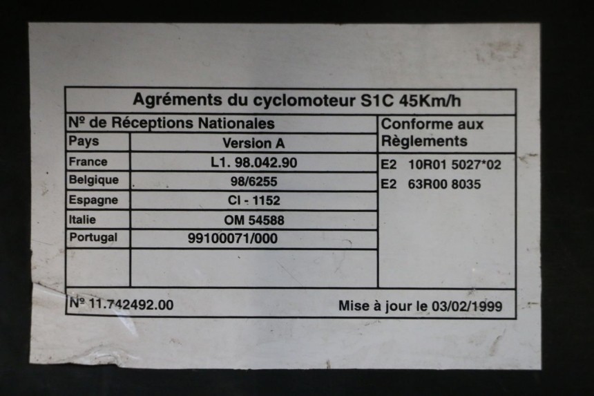 photo de ZITSEL PEUGEOT VIVACITY 50 (1998 - 2003) - Detail van het onderdeel