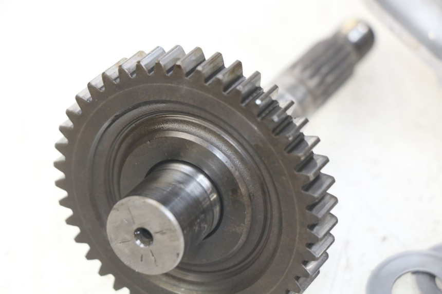 photo de WIELAANDRIJVING MBK BOOSTER SPIRIT 50 (1999 - 2003) - Zoom op componenten